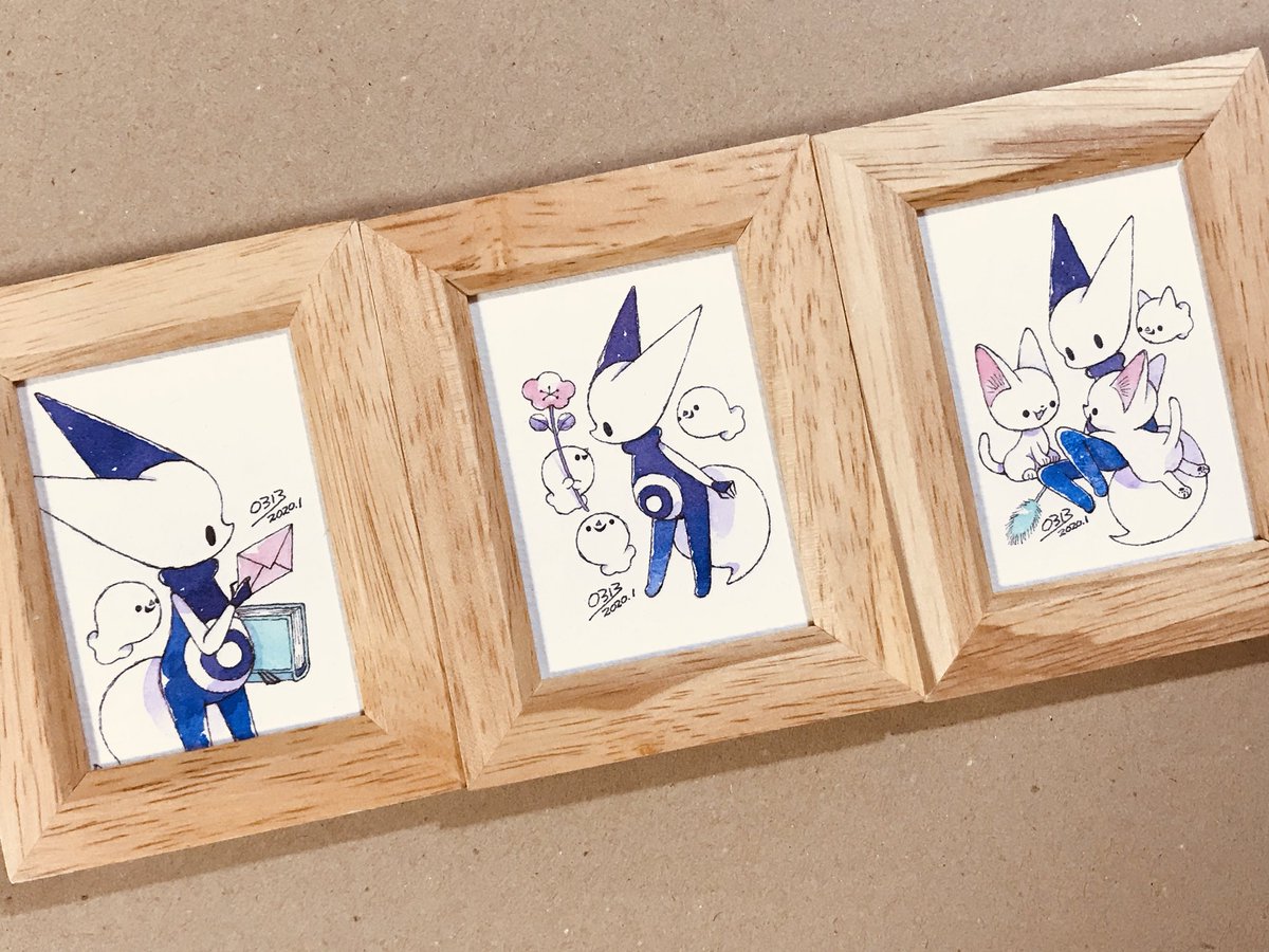 「福袋用のミニイラストを描きました #めでたや市 」|0313｜POPBOX／キツネ展／デザフェスのイラスト