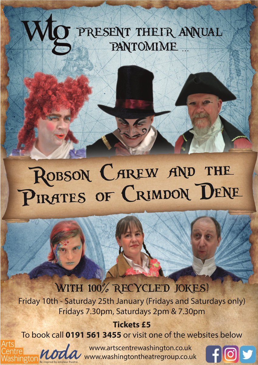 wtg_uk's tweet photo. In need of a last minute Christmas gift? How about tickets to a panto in the New Year to keep that festive spirit alive! 🤩🤩 

📅 10th, 11th, 17th, 18th, 24th &amp; 25th January (more details at the link below!) 
🏤 Arts Centre Washington 
🎟 https://t.co/7WGeuE1uUx 

#panto https://t.co/cUIcJAPXjL