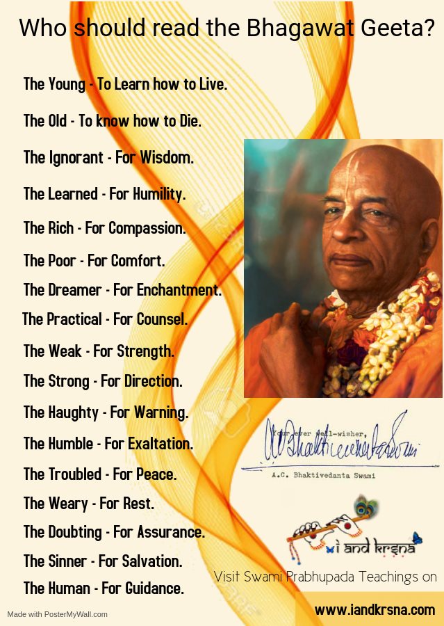iandkrsna's tweet photo. “Religion means to know God and to love Him.”

― A. C. Bhaktivedanta Swami Prabhupada, The Science of Self-Realization
https://t.co/PgmJs4KDAN

#iandkrsna https://t.co/DDaSF8Uyba