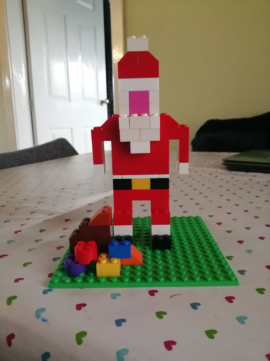 Lloydzilla's tweet image. Entertaining the kids thus morning whilst final Christmas preparations are underway, kids got bored and disappeared about 20 minutes ago, however that didn't deter me from finishing my lego santa, have to say I'm very proud. #noinstructions #masterbuilder #everythingisawesome