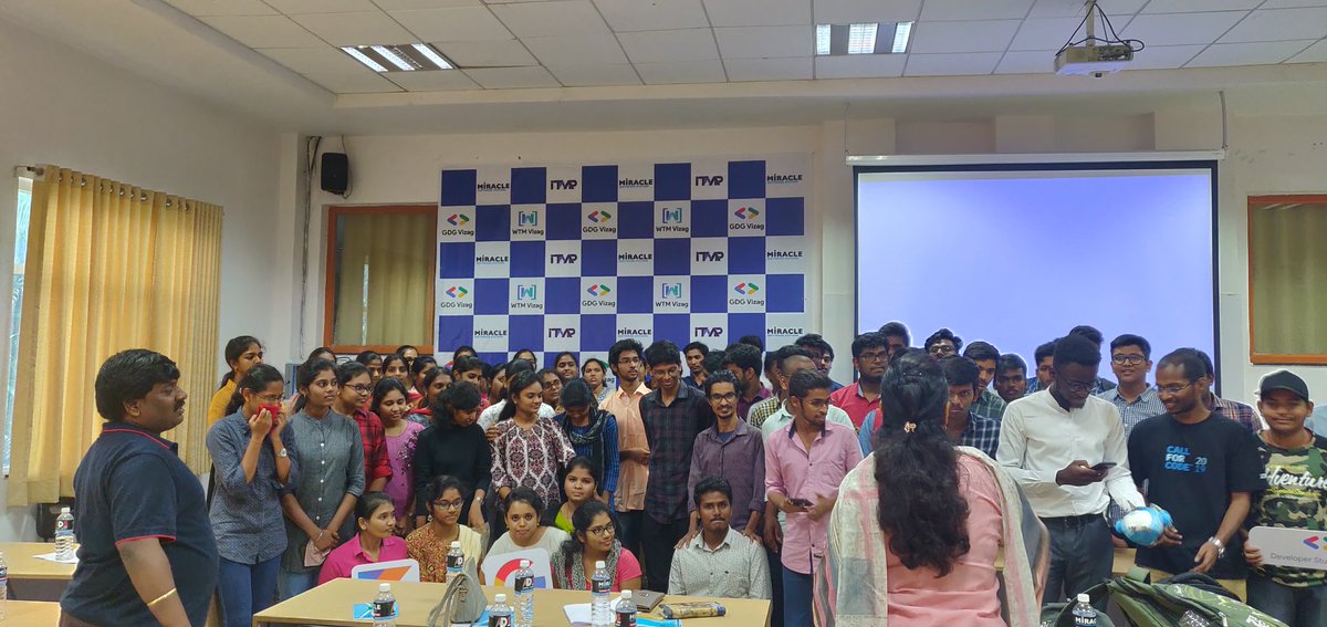 mohanavamsich's tweet photo. Impressed Vizag Students and thanks to @rmadhav9
For making this meetup interactive and well planned
#google #gdgvizag #flutterconnect2019 #flutterinteract2019
@GdgVizag @WTMVizag @FlutterDev @rmadhav9 https://t.co/wn4ety5rGR