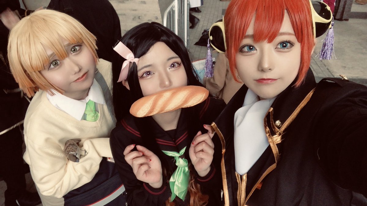 凸守スズ お名前が一緒の凸守たかねちゃんとうゅちゃんにjfで会えた たかね ちゃんは私がアパレル店員時代にゲスト勤務した時来てくださってその時合わせて会うの2回目だった わ い