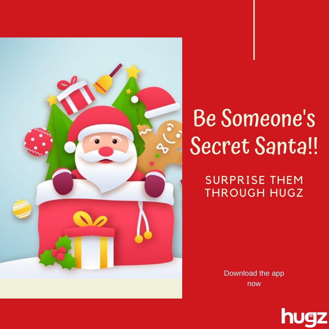 hugzapp's tweet photo. Get ready to surprise your loved ones 😍 Be someone's secret Santa on this Christmas❣
.
Install the app now

#christmasgifts #christmas #santa #secretsanta #surprisegifts #sayitwithhugz #hugz https://t.co/jbUnJ5h8Jm