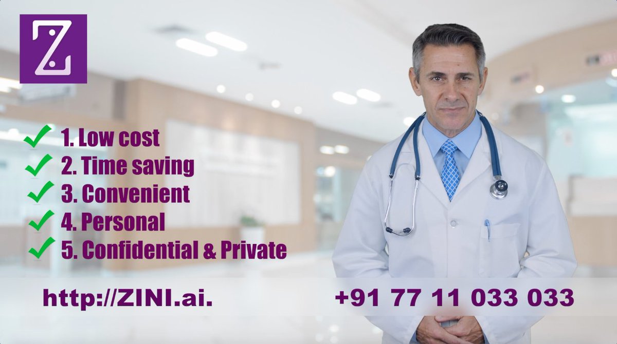Zinitheai's tweet photo. Need medical advice? Logon to https://t.co/UaE9X2FfyH for personalized advice from a virtual physician.
#TalktoZINI #healthcare #Nationaldigitalhealthblueprint #AI4health #Medicalchatbots #missioninnovatepunjab @_DigitalIndia @invest_punjab @investindia @MoHFW_INDIA @DeepanwitaC https://t.co/w3JTcrvHjG