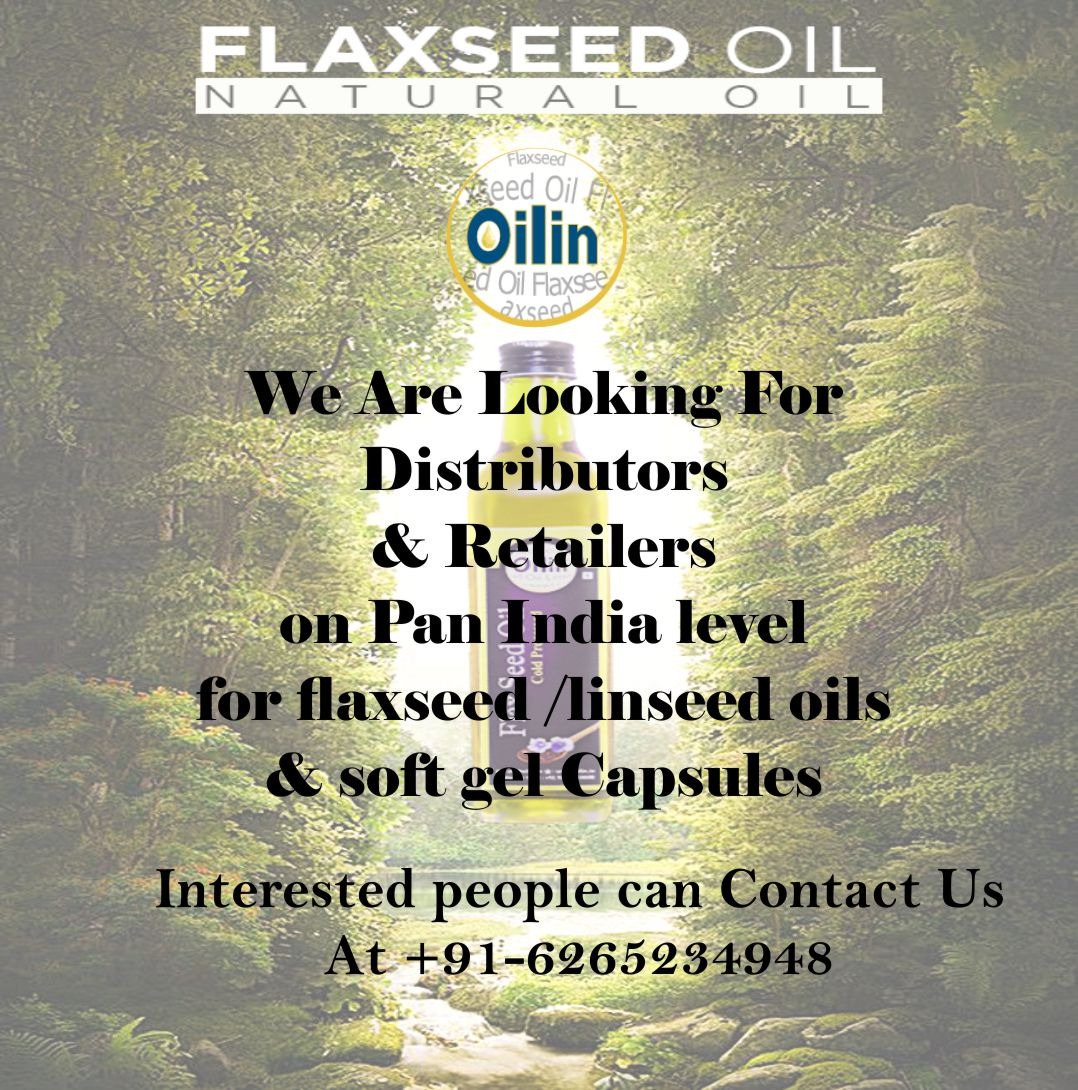 OilinMega's tweet photo. We are looking for Distributors &amp; Retailers on Pan India Level for flaxseed/ linseed Oils &amp; soft Gel Capsules.
Interested people can Contact Us - 6265234948

#oilin #naturaloil #startup #business #omega3 #flaxseed #bestoil #entrepreneurs #benefits #indore #madhyapradesh #india https://t.co/wPFunDyVea