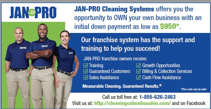 EmploymentGuide's tweet image. JAN-PRO Cleaning Systems offers you the opportunity to OWN your own business with an initial down payment as low as $950*. 

Find out more call 855-626-2463

#businessowner #beyourownboss #job #employment #franchise