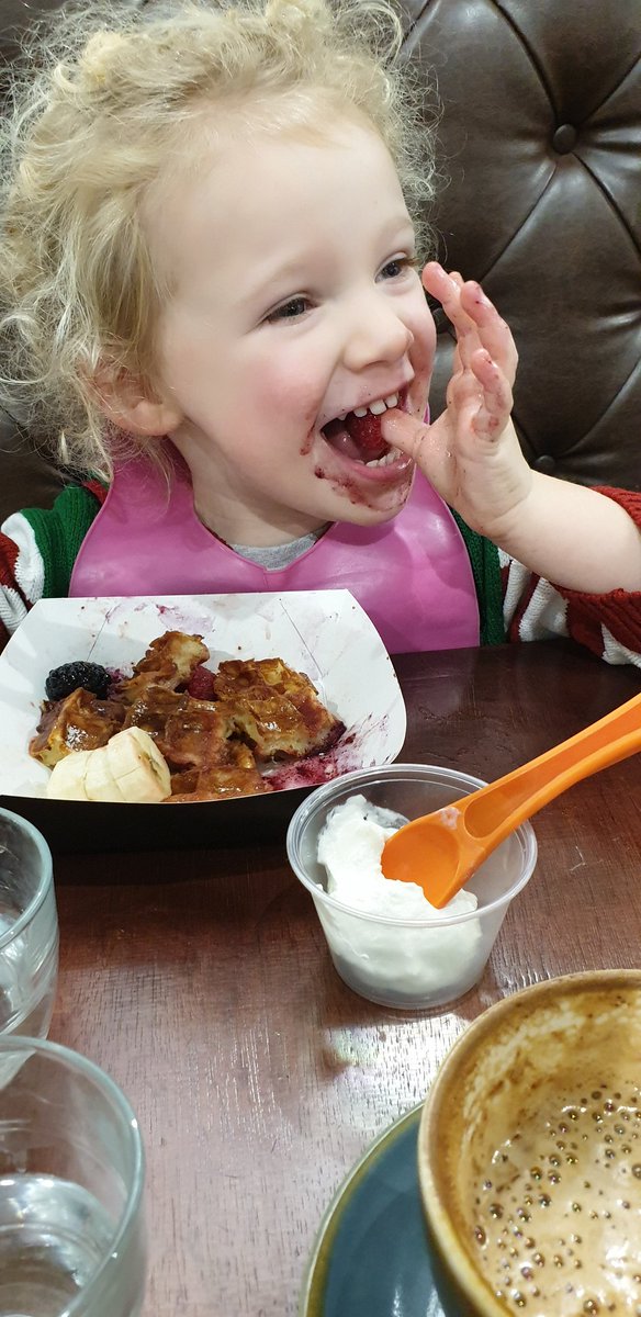 <a href="/WaffleOnMarkets/">Waffle On</a> your waffles get the seal of approval from my fussy 3 year old! Deeelicious!