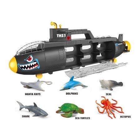 Get Thrilling,Fun and Adorable Submarine Toy Shark Car Carrier w/6 Sea Animals and Storage,Ideal for Pla… bestfamoustoys.com/product/get-th…