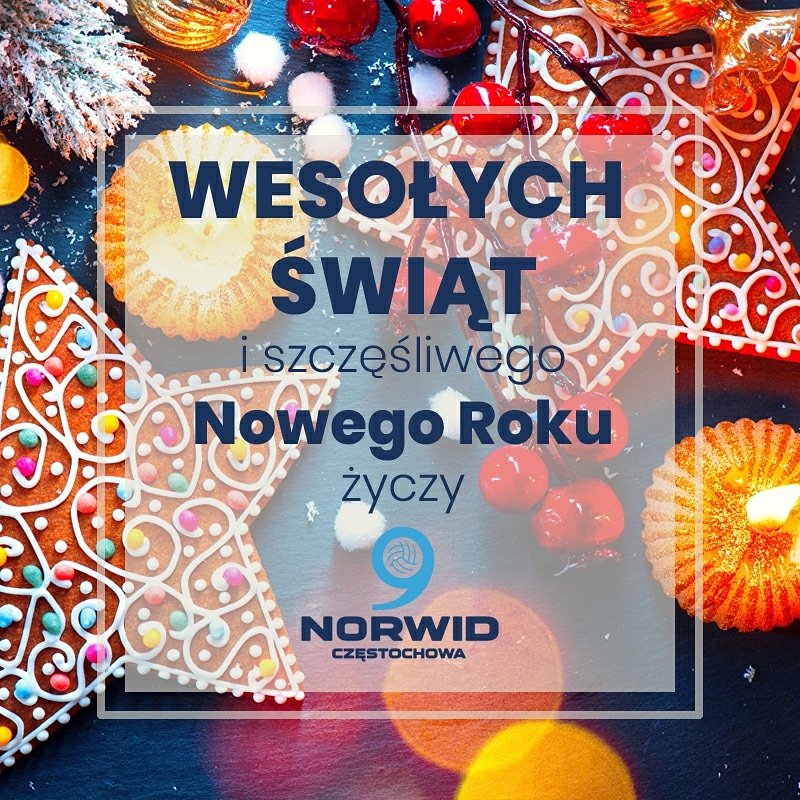KsNorwid's tweet photo. Dziękujemy, że jesteście z Nami!
WESOŁYCH ŚWIĄT I DO SIEGO ROKU!
W imieniu Zarządu, zawodników i całego zespołu KS Norwid Częstochowa
PS: Wracamy po Świętach silniejsi! ;)
#norwid #GoNORWID #Częstochowa #Krispol1Liga https://t.co/0G7oSzQLCh