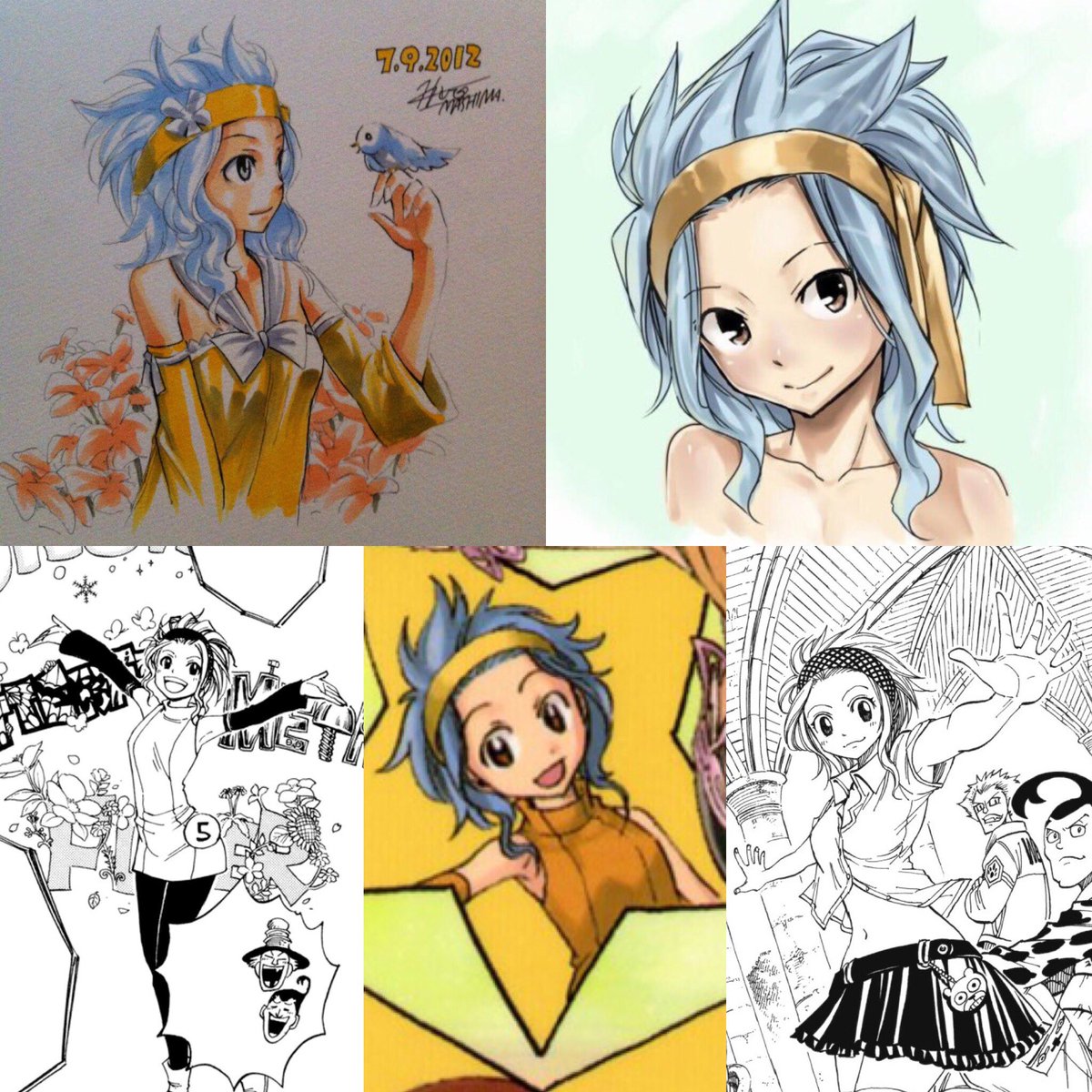 OliviaBalafika's tweet photo. ✨🧡 Levy &amp; Hiro's evolution 🧡✨ https://t.co/3vOVXF08kg