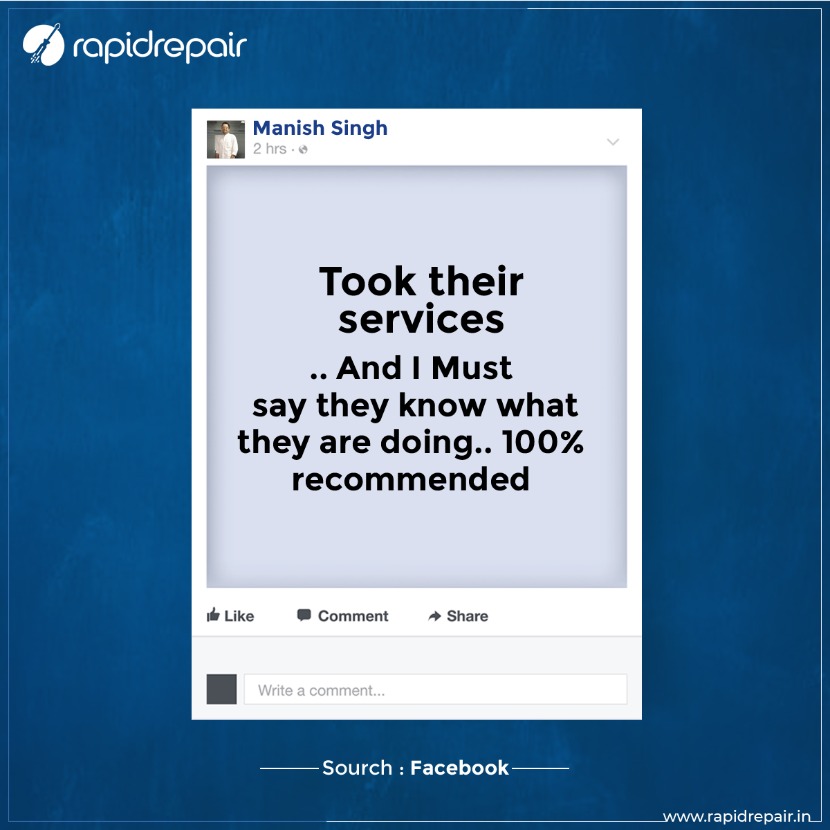 rapidrepair4u's tweet photo. All our hard work aims towards putting a smile on our client’s face. Here’s what one of our happy customer has to say about our service.
#PhoneRepair #AppleService #DoorStepService #TechnicalExpertise #AppleExperts
#ServiceGurus #iPhonesInDelhi #Delhi #PhoneRepairService https://t.co/yVlqrh4utb