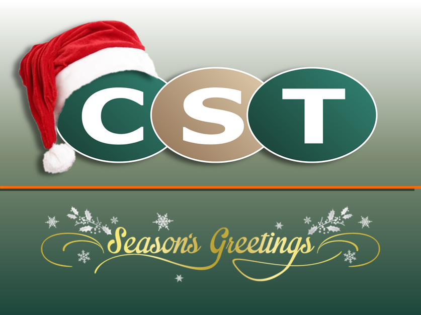 CST_press's tweet photo. SEASON'S GREETINGS &amp; HAPPY HOLIDAYS🎄🎅

Everyone at @CST wishes you peace, joy and prosperity throughout the coming year.

- Merry Christmas🌟

#CST #SeasonsGreetings #MerryChristmas #HappyHolidays https://t.co/81uu337LK6