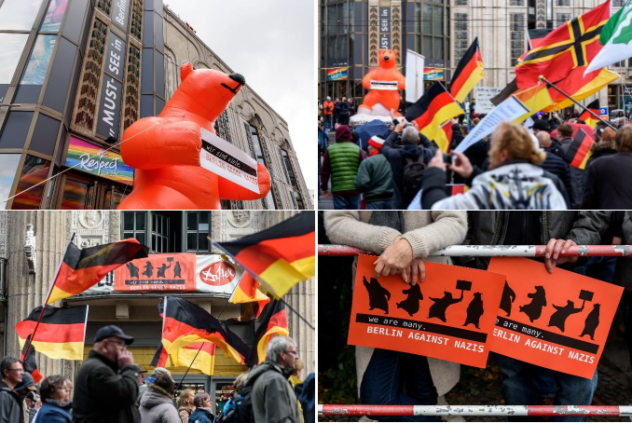 BerlingegenNazi's tweet photo. Zum Jahresabschluss unsere Fotodoku der größten Proteste gegen einen rechtsextremen Aufmarsch 2019 in #Berlin. Die Anwohner*innen von @EckeTucholsky mobilisierten am 03. Oktober erneut sehr viele Berliner_innen. #b0310 #nowfd
https://t.co/k4gZNUFG0h
Fotos @flotopress https://t.co/mXIdMeO5u1