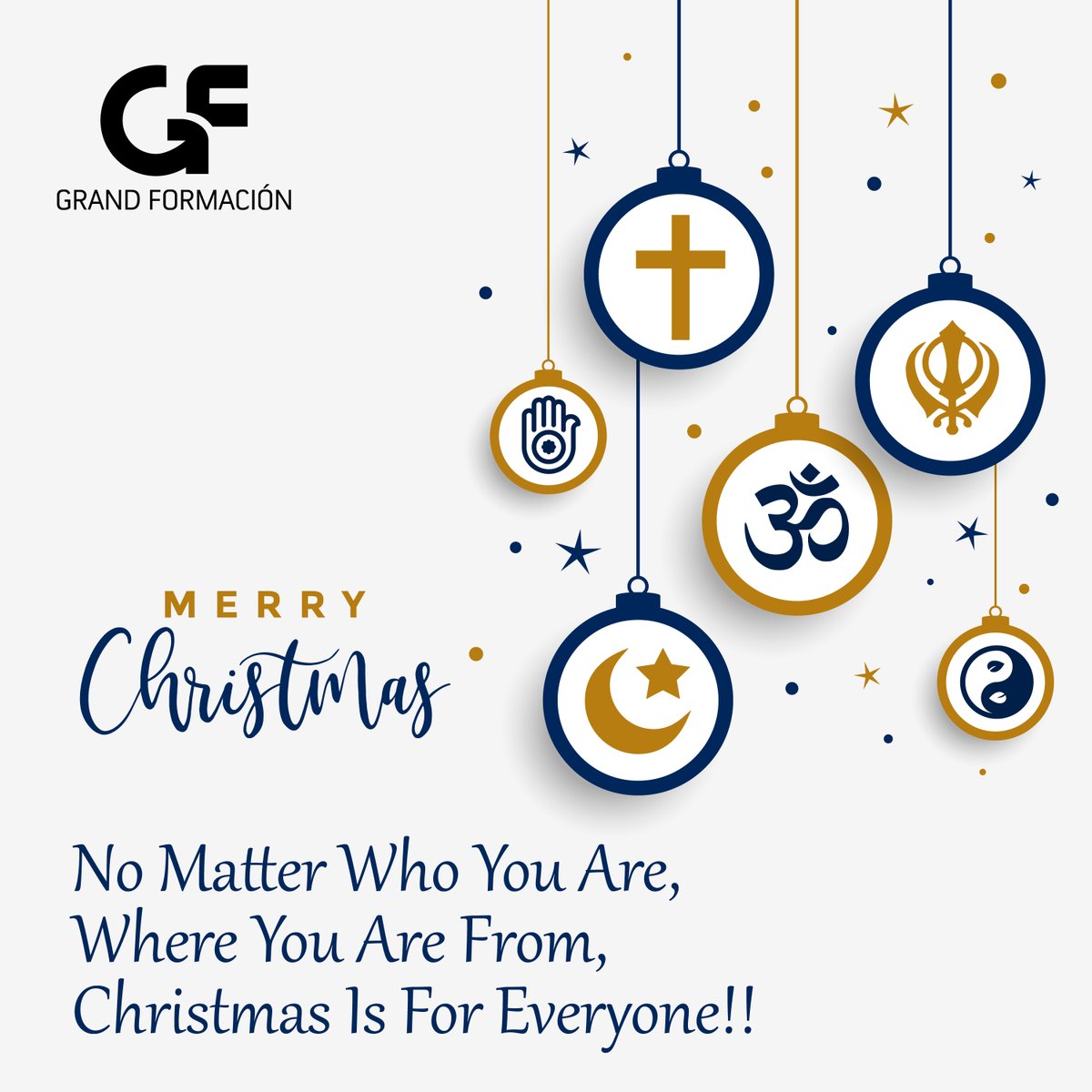 GrandFormacion's tweet photo. There is more, much more to Christmas than candlelight &amp; cheer;
Christmas waves a magic wand over this world, and behold, everything is softer and more beautiful;
It's the spirit of sweet friendship that brightens all the year.
 #MerryChristmas #ChristmasIsComing #MarketingAgency https://t.co/QPQRrmaLa1