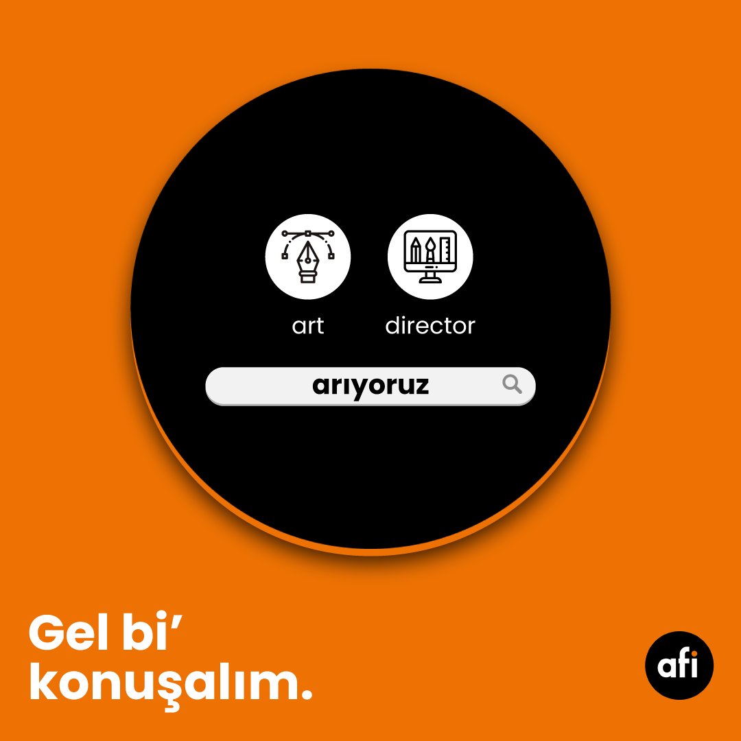 Dijital alanlar için hareketli ve statik işler yaratabilen, sosyal medya içeriklerinden markalar için görsel dünyalar yaratmaya uzanan geniş skalada yaratıcılığını konuşturacak art direktörler arıyoruz. Bu tarif ettiğimiz sensen, gel bi’ konuşalım.
👉bit.ly/2rklaAz