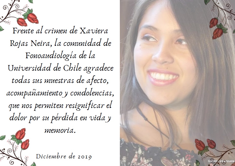 #XavieraRojasNeira, vida y memoria