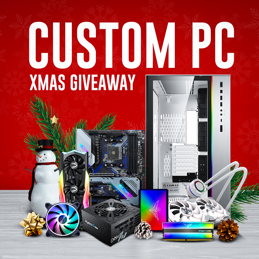 GlobalLianli's tweet photo. Only 10 days left. Win a custom PC!
Giveaway in collaboration with @ASRockInfo, FSP, @teamgroupinc and @ZOTAC Like this post and enter here https://t.co/cuEXmk2UC4
Giveaway open worldwide, entries close Jan 3rd. 2020
#LIANLI #xmas #giveaway #pcaddict #gamingaddicts #pcmr #pc https://t.co/r7ACx6P2yp