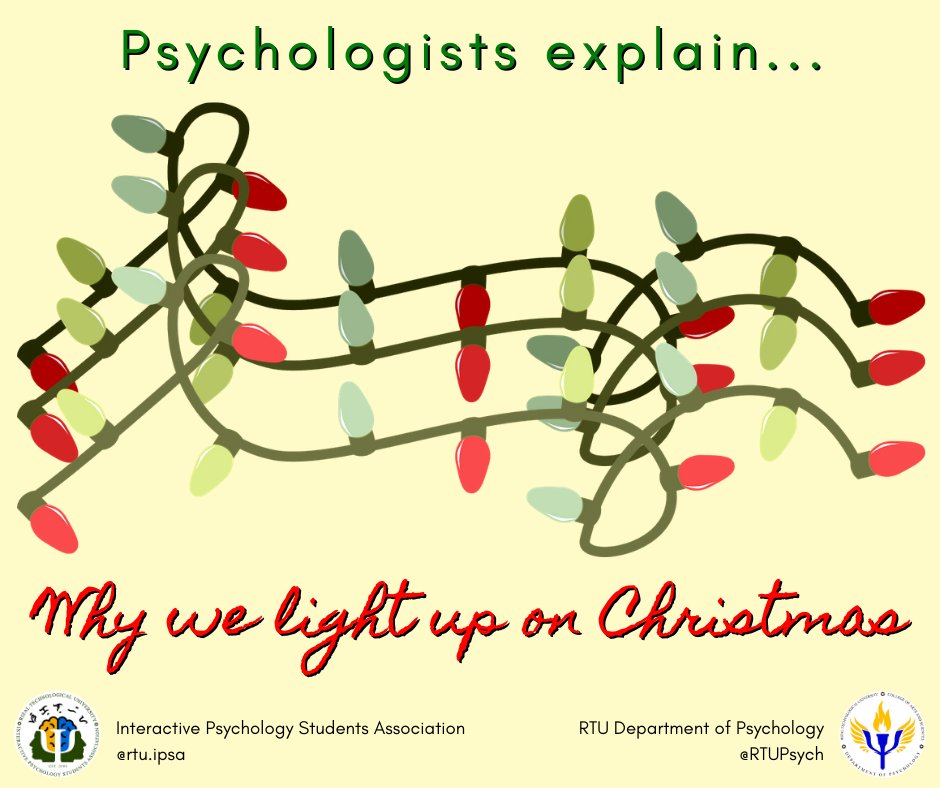 RTUPsych's tweet photo. Psychologists Expain Why We Light Up on Christmas

"What are the benefits of those bright holiday lights? Psychology experts say holiday decorations can bring on feelings of joy — for some."

Read more HERE: https://t.co/VpRxGLBJnn

Photo credit: https://t.co/csCmN73JuN https://t.co/9REYFnirDh