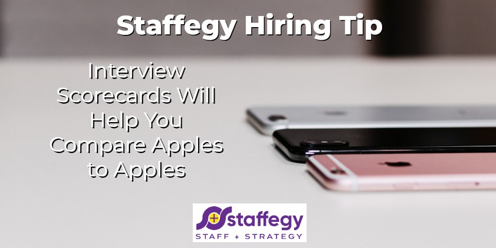 Staffegytweets's tweet image. Interview Scorecards allow you to compare apples to apples, reducing subjectivity in the hiring process so you can make informed decisions. If you're not familiar with how to develop &amp;amp; utilize interview scorecards contact Chris Wessell at 518-618-1169 #hiringtips #interviewertips