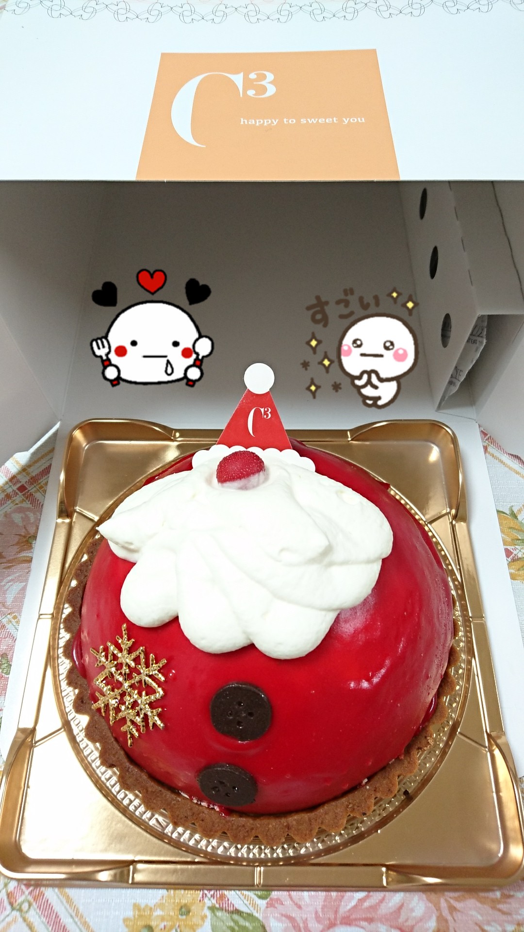 なおこ クリスマスケーキ ティラミスサンタドーム ティラミス C3シーキューブ しろまる T Co B2dp4rjm6w Twitter