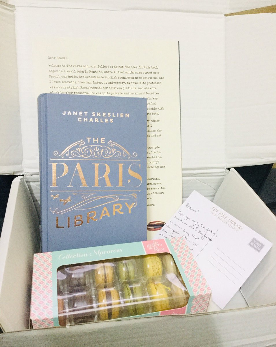 KarachiGeek's tweet image. This is hands down the best book mail I’ve ever received. Thanks so much @EmmaPetfield for this gorgeous themed package for #TheParisLibrary which celebrates the heroic librarians during WWII.
