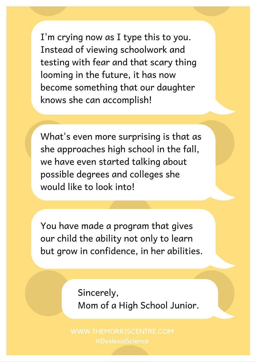 TheMorrisCenter's tweet photo. Help your kids fall in love with reading! This mom agrees that #DyslexiaScience is the way to go! 

Share with us, in the comments below, how you encourage your child to read. 

#TheMorrisCenters #NOWPrograms https://t.co/QNMMO58JRL