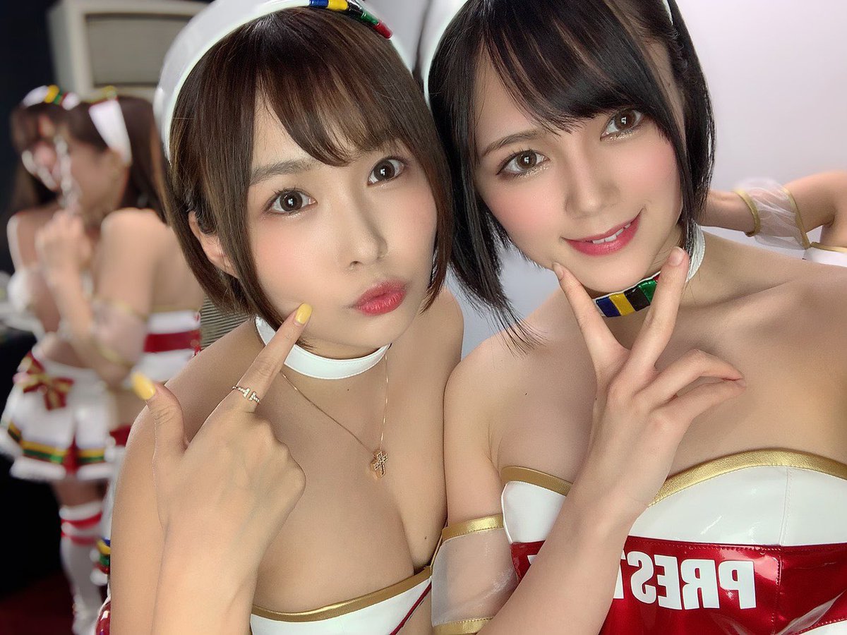 #アキバジャック2019 
河合あすなさん😚❤️
春咲りょうさん😚❤️
一緒に写真撮っていただきました！
ありがとうございましたっ😭♡ https://t.co/hAWyBybtnn