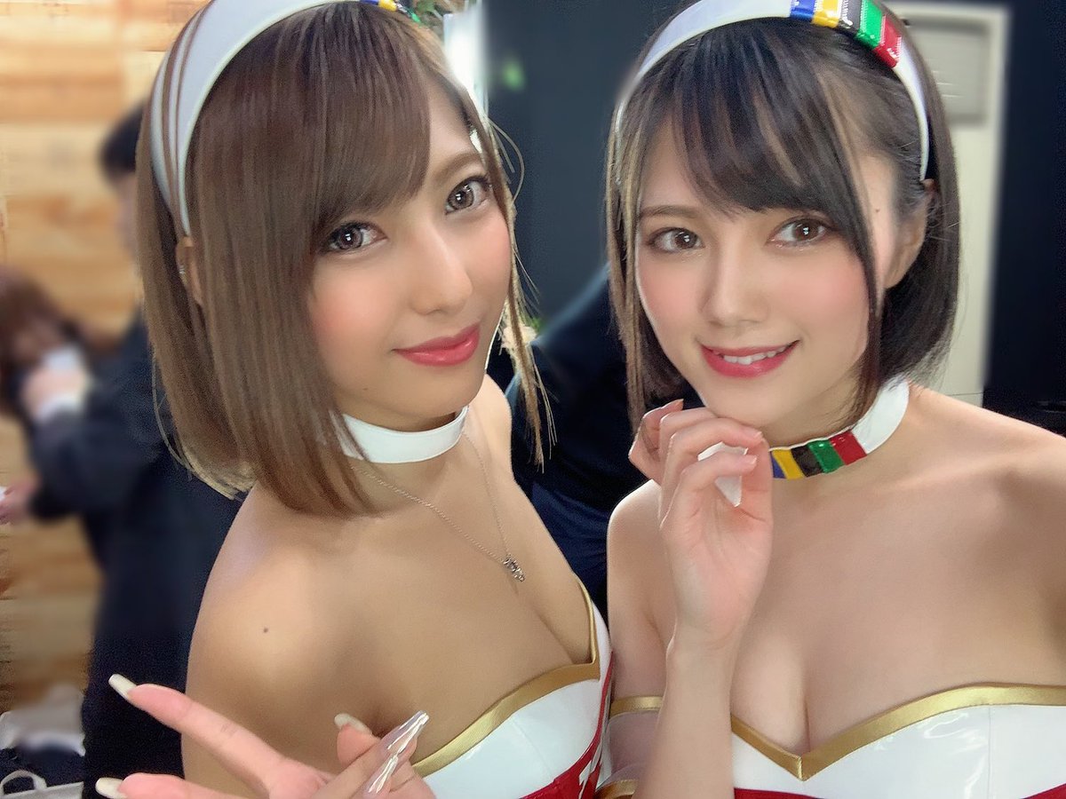 #アキバジャック2019 
河合あすなさん😚❤️
春咲りょうさん😚❤️
一緒に写真撮っていただきました！
ありがとうございましたっ😭♡ https://t.co/hAWyBybtnn