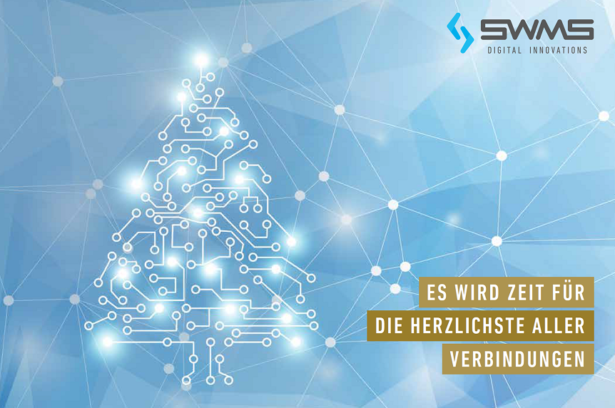 SWMSGmbH's tweet photo. Liebe Kunden und Partner,

wir wünschen Ihnen und Ihren Familien ein besinnliches Weihnachtsfest, einen fröhlichen Jahreswechsel sowie ein erfolgreiches und vor allem gesundes 2020!

Ihr Team von SWMS 🎄 https://t.co/wFE6dhNahd