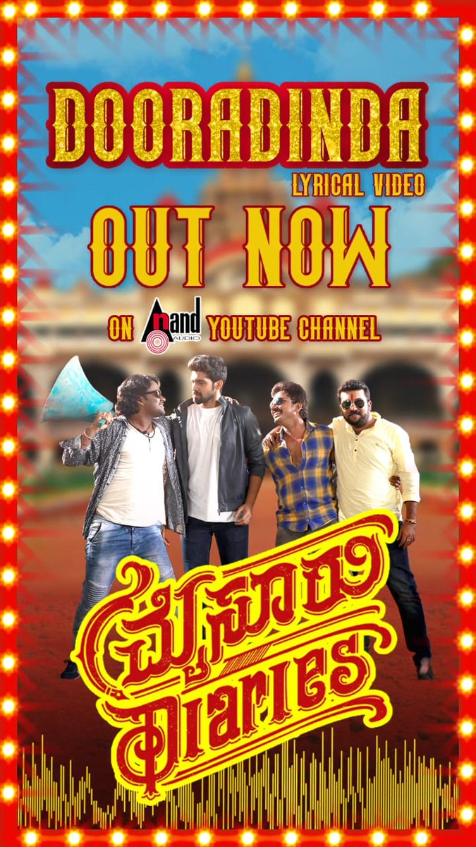 PavanWadeyar's tweet photo. A wonderful song from tge new team. @Dhananjayran
#Deepakkrishna #Shivank @aanandaaudio
https://t.co/hs7LePtoDo https://t.co/TC9YzXluFj