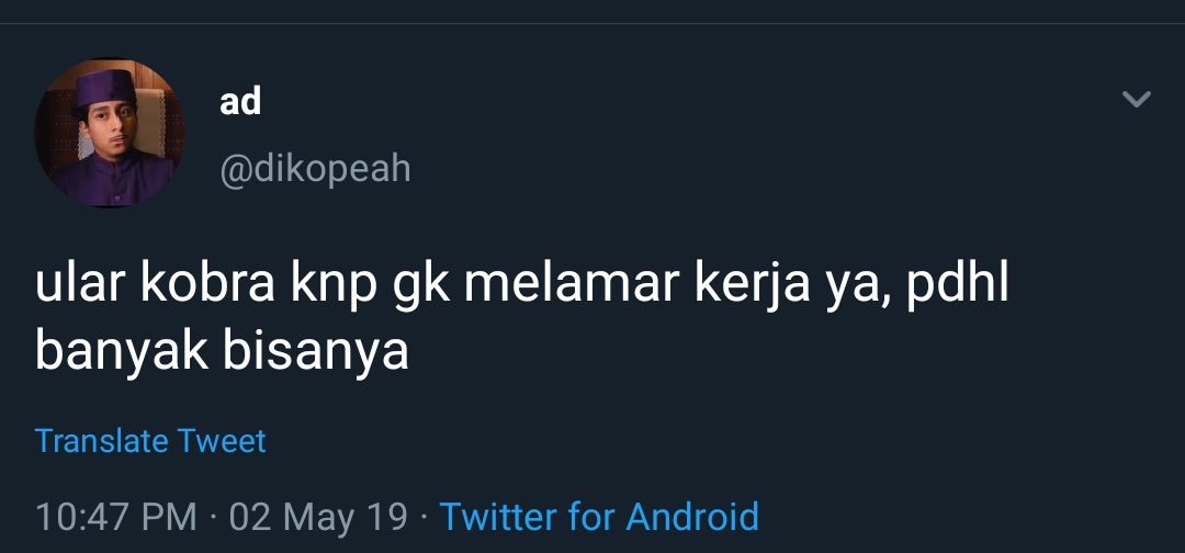 dikopeah's tweet photo. akhirnya kerja juga https://t.co/gyQkYjr9mN