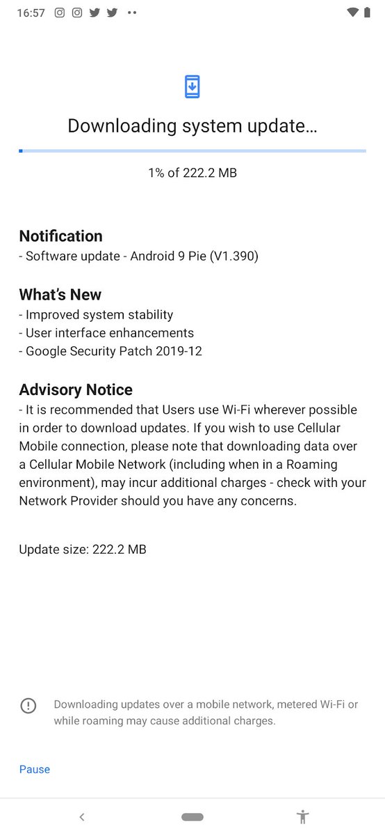 LoveNokiaBlog's tweet image. Nokia 7.2 receiving new Android Pie build V1.390 and a new camera version
lovenokia.net/2019/12/nokia-…
#Nokia7.2 #MajorUpdate #AndroidSecurityUpdate #December2019AndroidSecurityUpdate #NokiaMobile #LoveNokia