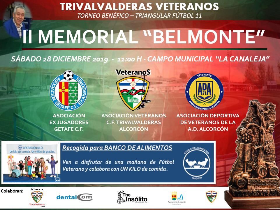 Encantados de participar este sábado 28 desde las 11h en el II torneo Belmonte donde recogeremos muchos kilos de comida para @bancoalimadrid junto a #GetafeCF y @veteranostrival Os esperanos a tod@s!!! @TheInsolitoBar @BERDOAL1 @DanceAlcorcon @AlcorconDeporte #LaCanaleja