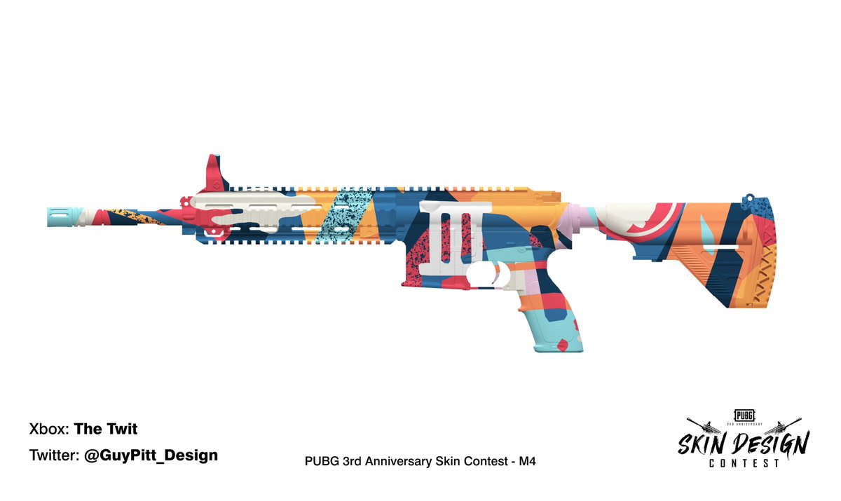 GuyPitt_Design's tweet photo. Artwork proposal for the iconic game that just keeps on giving! @PUBG  #PUBGSkinContest #pubg #3rdanniversary https://t.co/r4fPipwOW7