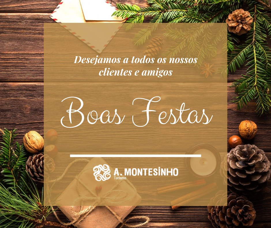 amontesinho's tweet photo. Votos de um Santo e Feliz #Natal 🎄 para todos os nossos clientes, parceiros e amigos.
Que #2020, seja um ano repleto de excelentes e deliciosos momentos. https://t.co/ykEQo9qJU3