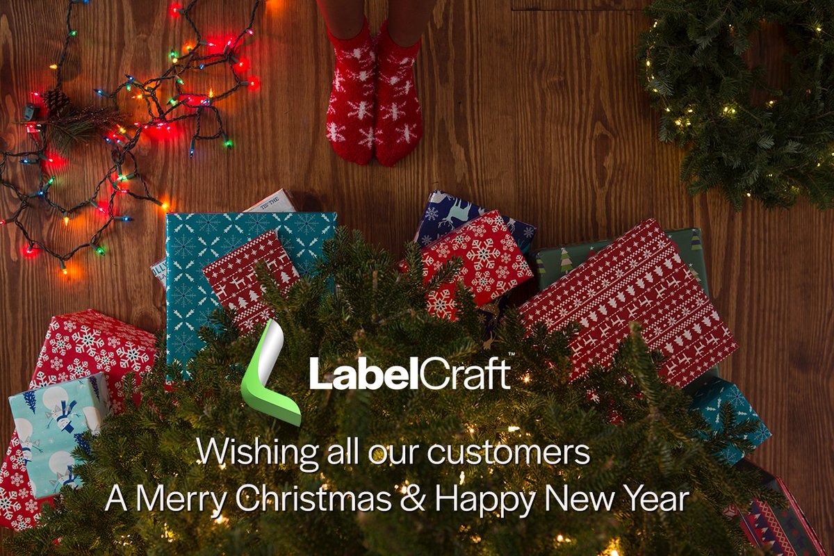 Wishing all our Customers and Clients A very Merry Christmas and Happy New Year from all the team at Label Craft. 
#Christmas2019