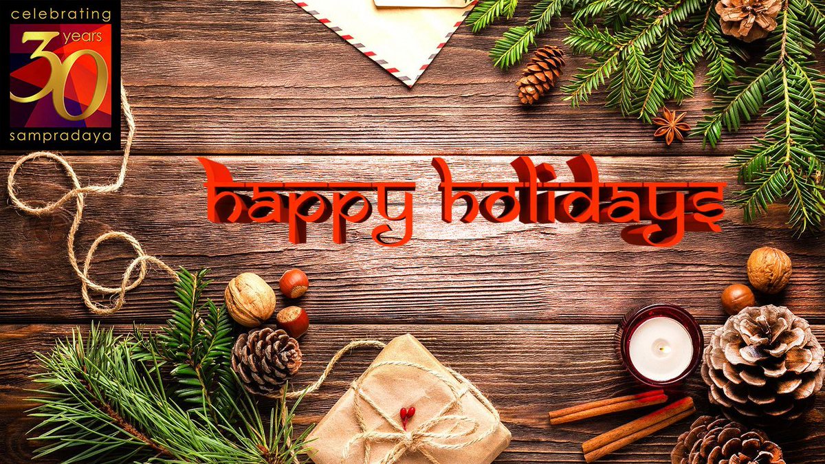 Sampradaya Dance Creations wishes you all the very best of the season! 
Sampradaya office will be closed from Dec 23rd 2019 to Jan 2nd 2020. See you in the New Year!
#happyholidays #healthandhappiness #sampradaya #sampradayadancecreations.