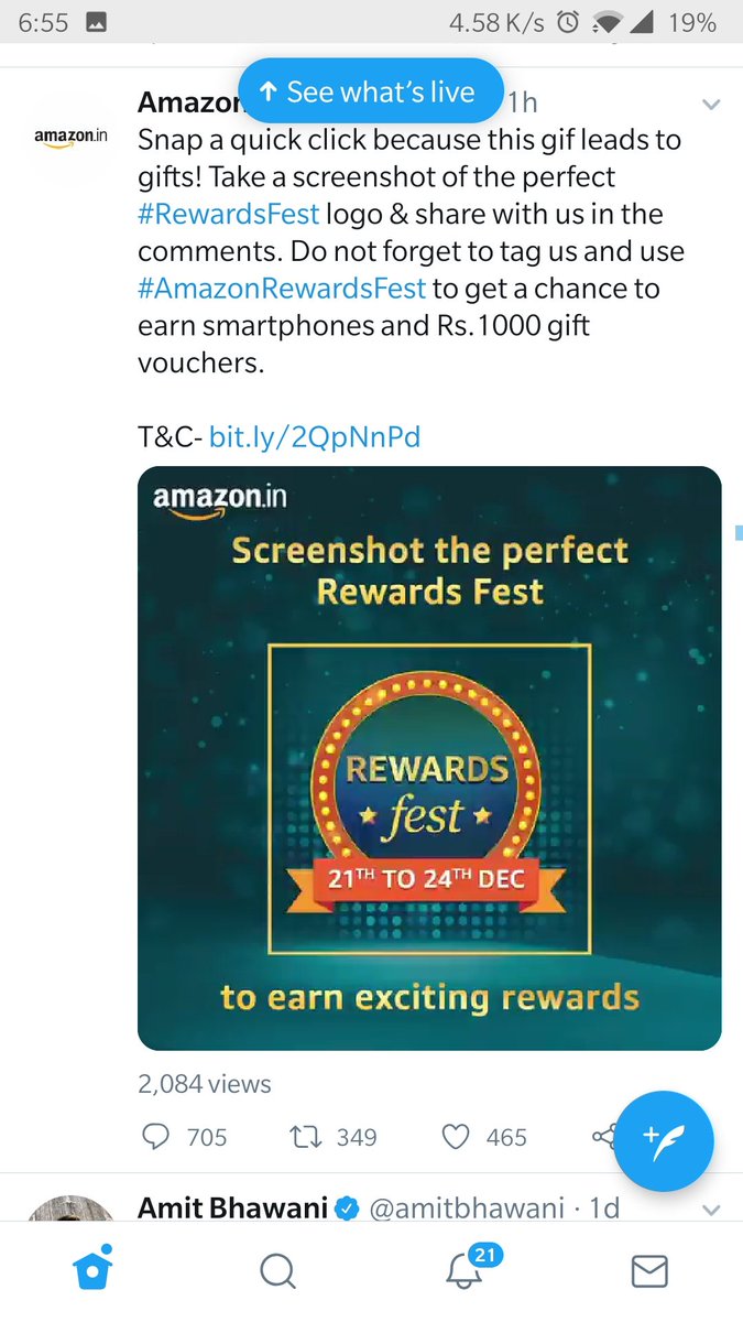 Bbhavikdonga's tweet photo. @amazonIN #AmazonRewardsFest https://t.co/vkhP7XoOed