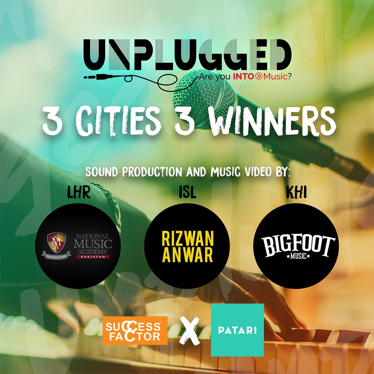 patarimusic's tweet photo. Are you ready to WIN a music video of your OWN in collaboration with Bigfoot Music x Rizwan Anwar x National Music Academy that is featured on PATARI?
Send in your videos and be the next rising star of Pakistan!
#Patari #successfactor #Unplugged2.0 #beatsofsuccess https://t.co/SFZgIFnXgS