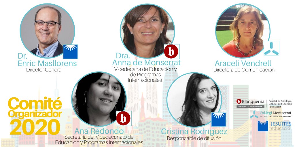 Educacion_2020's tweet photo. 📢 ¡Les presentamos a los miembros del #ComitéOrganizador del #SimposiumBcnEdu!
🌐 +Info: https://t.co/VEYO9MOkNB

@MasllorensEnric, Anna de Monserrat, @yolointento  @anuskared @RodriguezMC

@colemontse @BlanquernaFPCEE @JesuitesEdu 
#evaluacióneducativa #transformacióneducativa https://t.co/OmIFSJsut0