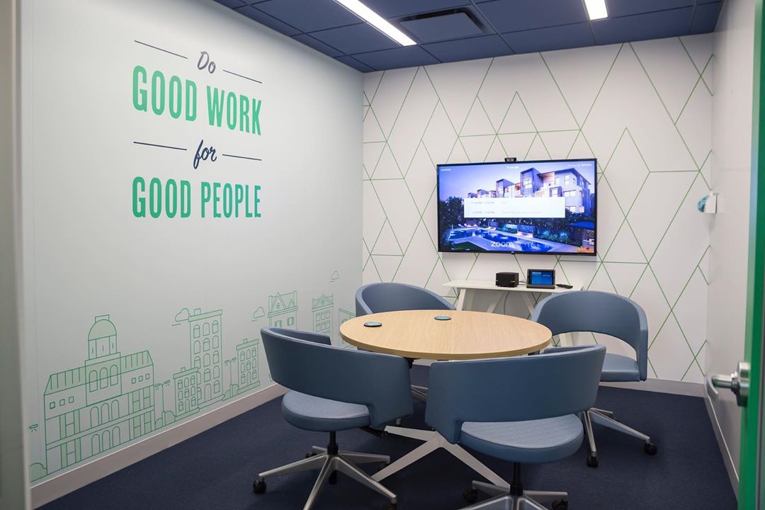 cmlitster's tweet photo. There's a reason #BuildiumLife is more than a hashtag. From the @Buildium offices, one of the quotes we live by 🙌🏼 #GoodPeopleGoodWork: https://t.co/RqSSAKP9xp