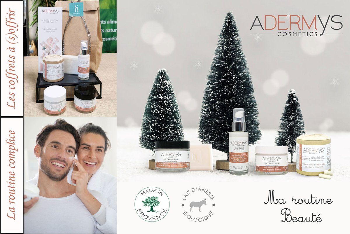 adermys's tweet photo. De très joyeuses fêtes à tous et par avance un très joyeux NOEL !!! 🎅🤶🎄🎁💗 

#adermys #adermyscosmetics #sbprovence #coffrets #cadeaux #noel #fetes #provence https://t.co/a4Aq49V17Q