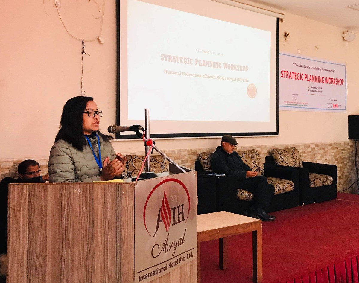 Binita_Karkii's tweet photo. Had a wonderful session on the topic 'Status of Nepali Youth and UN Youth Strategy' with the youths from the diverse background at the Strategic Planning Workshop organized by National Federation of Youth NGO Nepal. https://t.co/sMV4G9BDl9