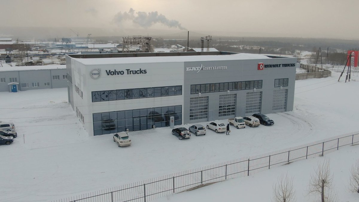VolvoTrucksRus's tweet photo. Фирменная сервисная станция Volvo Group Trucks «БайкалАвтоТрак» открыта в Братске. 🎉 🚛Ждем наших клиентов с 8:00 до 20:00 по адресу: 665718, г. Братск, Центральный район, Промышленная зона БЛПК, д. 12Б,ст.1 📞Телефон: 8 (800) 333 50 15 🖥веб-сайт: https://t.co/yIW4zNK4Bi https://t.co/5j0Zi3S7mL