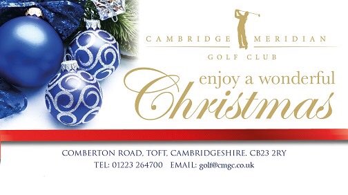 MeridianGC's tweet image. We would like to take this opportunity to wish you a very Merry Christmas and a Happy New Year from the Team @ Cambridge Meridian Golf Club.
We hope you enjoy the festive period.🎉