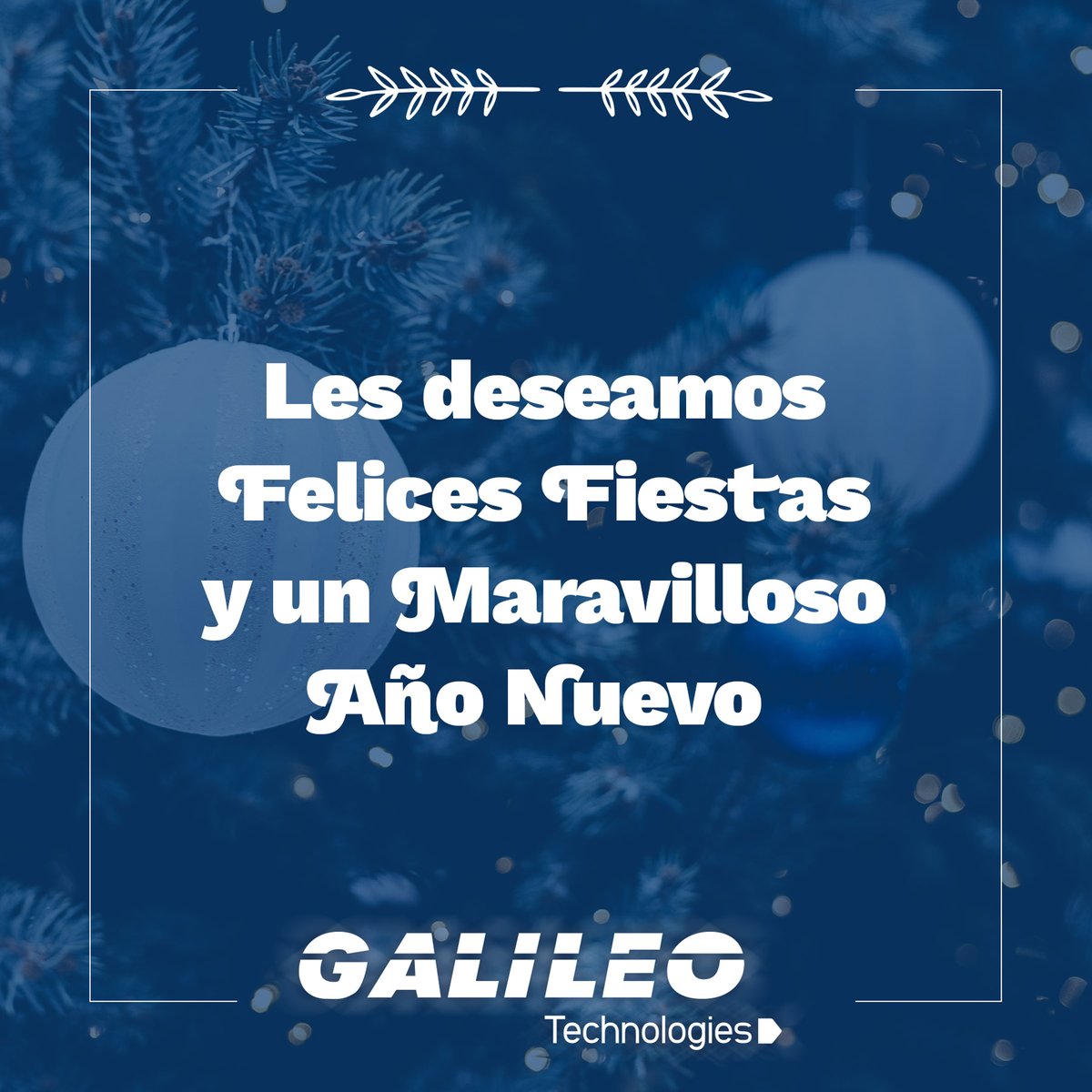 Quienes formamos parte de <a href="/GALILEOAR/">Galileo Technologies</a> les deseamos Felices Fiestas y un Maravilloso Año Nuevo!!!