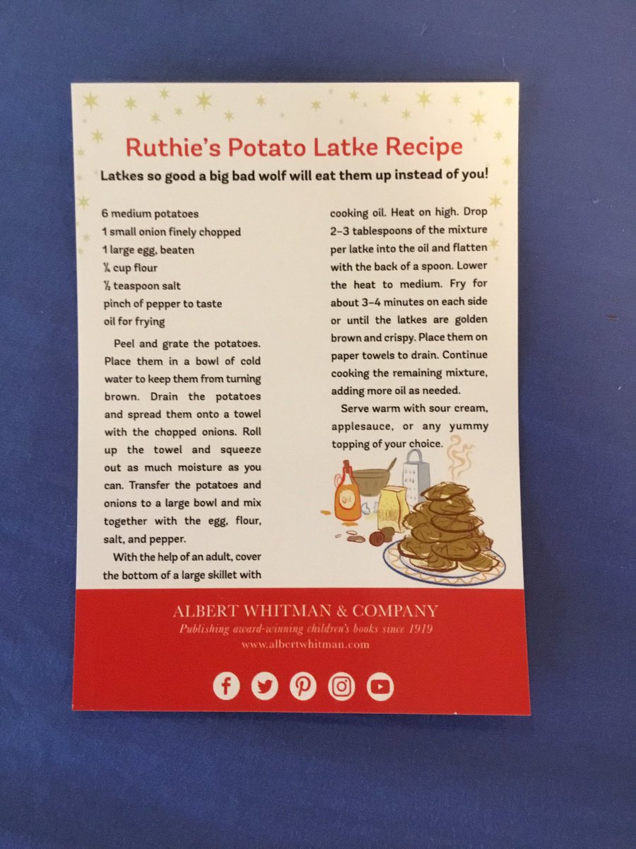 This Hanukkah, join my character Little Red Ruthie in the kitchen!
