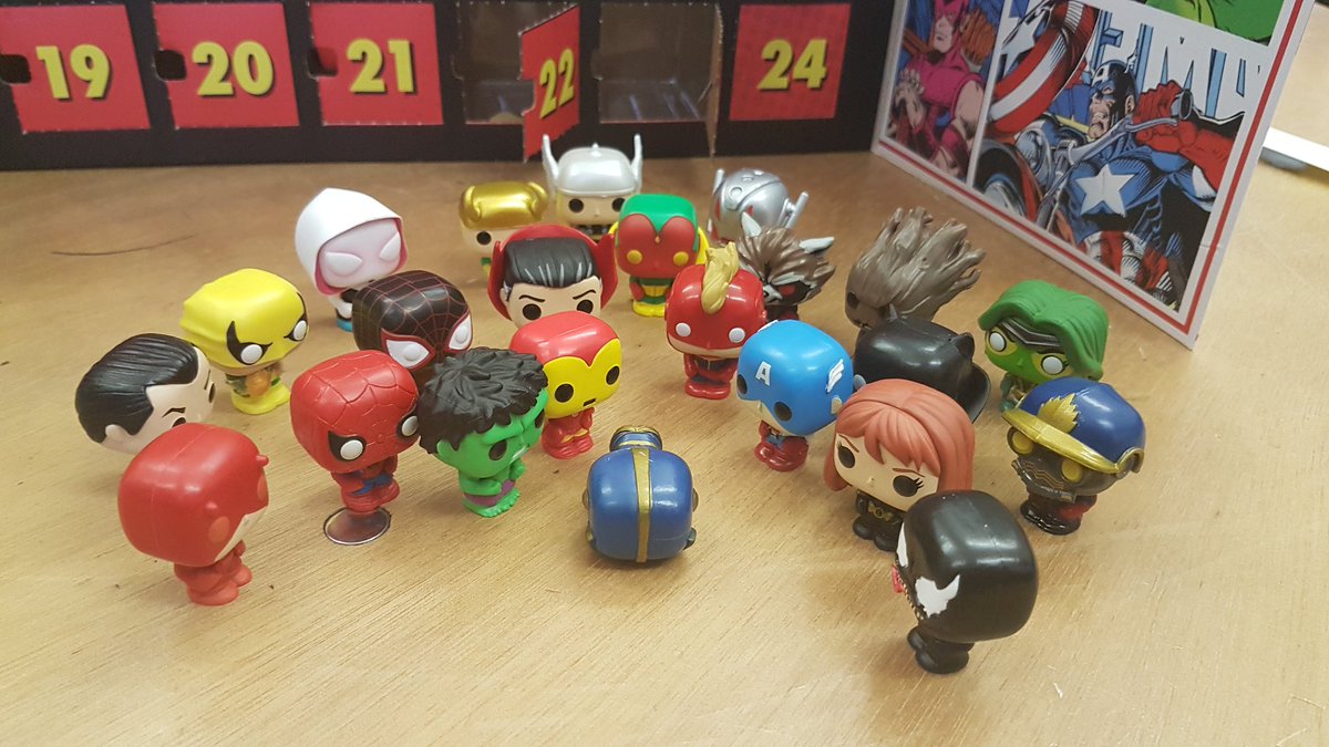 KMSComputing's tweet photo. Day 23 of #marveladvent: Looks like Gamora has rallied the heroes well... https://t.co/1QqEXt0G3A