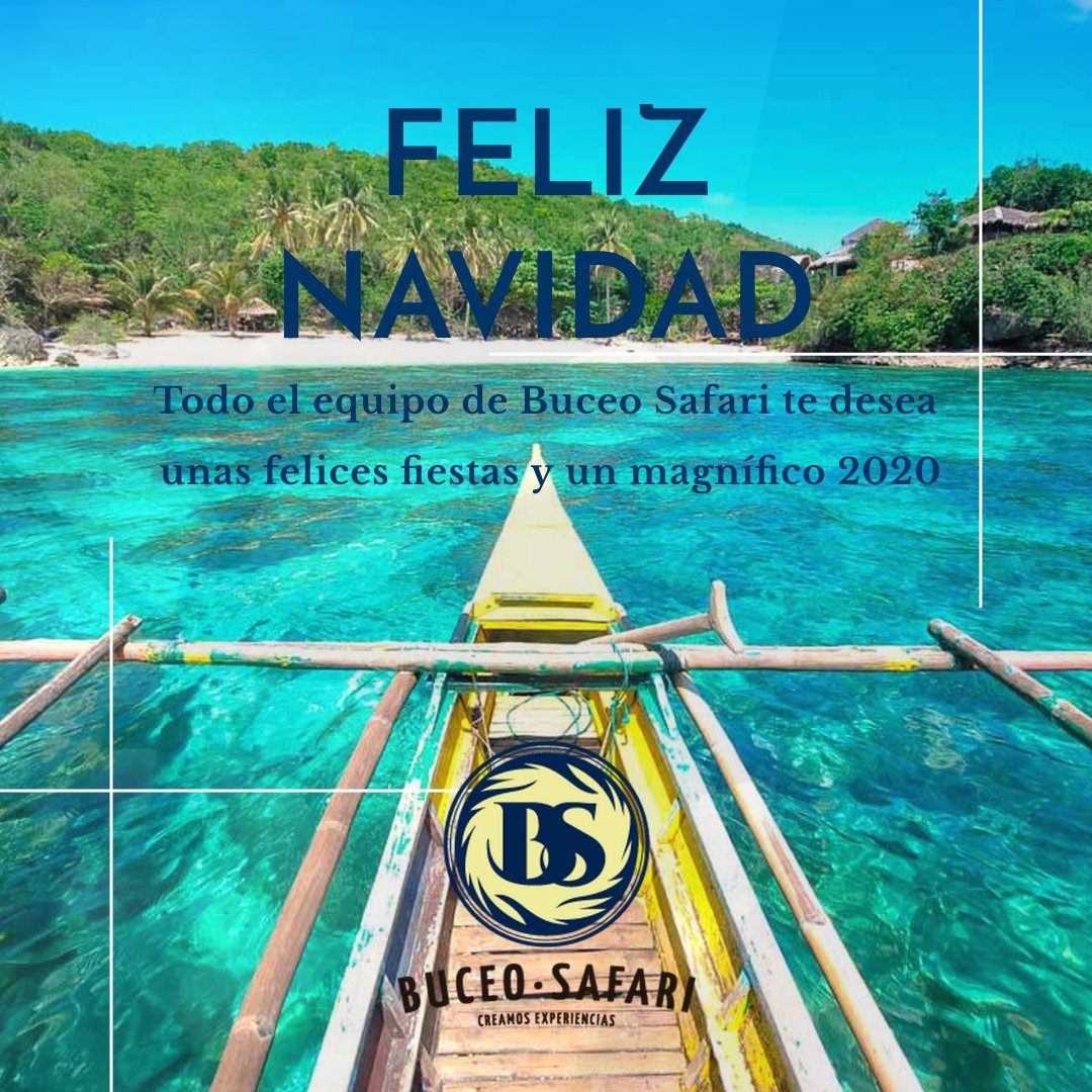 BuceoSafari's tweet photo. Todo el equipo de #BuceoSafari os desea unas muy felices fiestas y un 2020 lleno de alegría.
https://t.co/Gb3GJsqska

#destinosparabucear #buceo #dive #diving #submarinismo #snorkel #aventurayrelax #creamosexperiencias https://t.co/bW2ixronkG