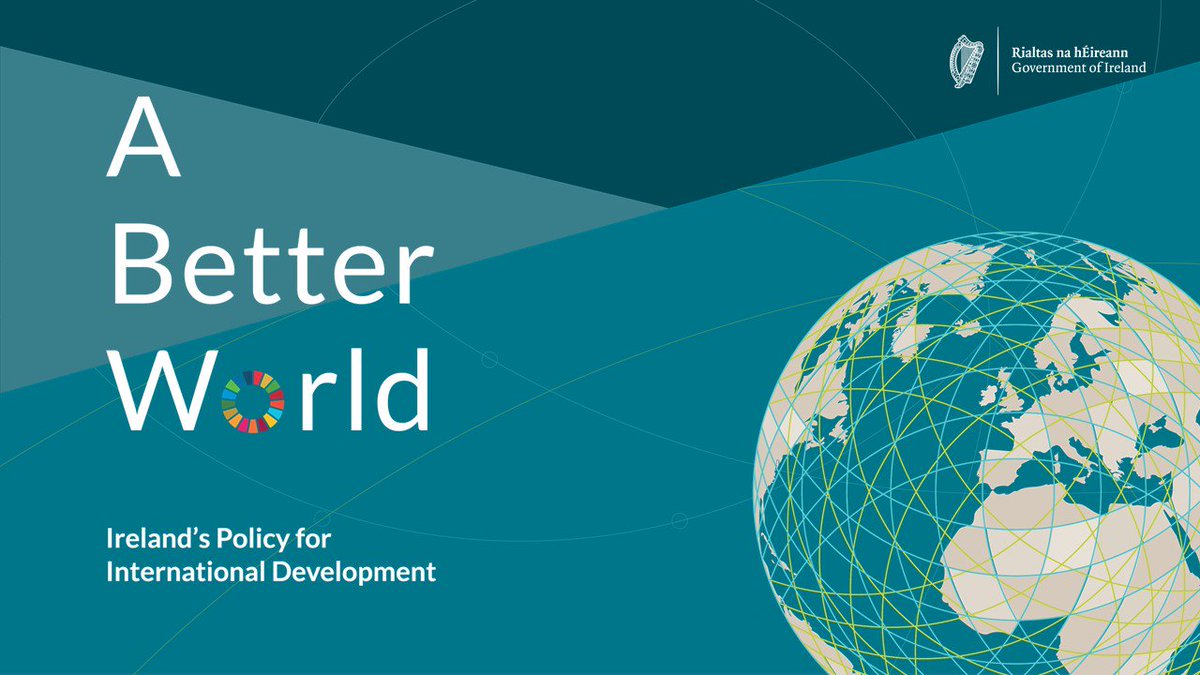 In February 2019 we launched ‘A Better World – Ireland’s policy for international development’, the result of over 16 months of consultation, collaboration and analysis. 

As we look to 2020, embedding A Better World and making progress will be our key priority🌍 

#HappyNewYear
